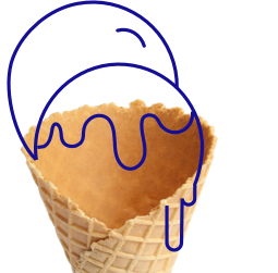 Blink icecream cone